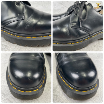Dr. Martens 21084 Platform 3-Eye Plain Wingtip Black UK7 / Size 26.0cm [W3439]