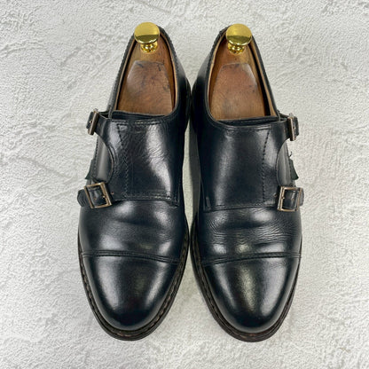 [Good Condition] Paraboot WILLIAM Double Monk Straight Boots, Black, UK 5.5 / 24cm [W3440]