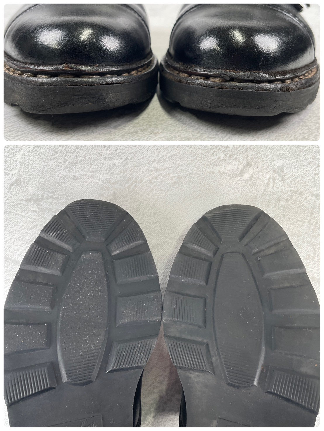 [Good Condition] Paraboot WILLIAM Double Monk Straight Boots, Black, UK 5.5 / 24cm [W3440]