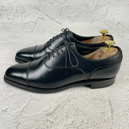 Excellent condition. Joseph Cheaney &amp; Sons 13326 EDIFICE exclusive straight-leg boots with inner wing, black, UK7 / 25.5cm [W3432]