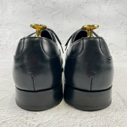 Excellent condition. Joseph Cheaney &amp; Sons 13326 EDIFICE exclusive straight-leg boots with inner wing, black, UK7 / 25.5cm [W3432]