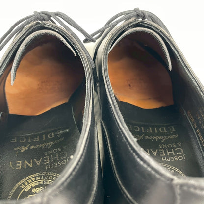 Excellent condition. Joseph Cheaney &amp; Sons 13326 EDIFICE exclusive straight-leg boots with inner wing, black, UK7 / 25.5cm [W3432]