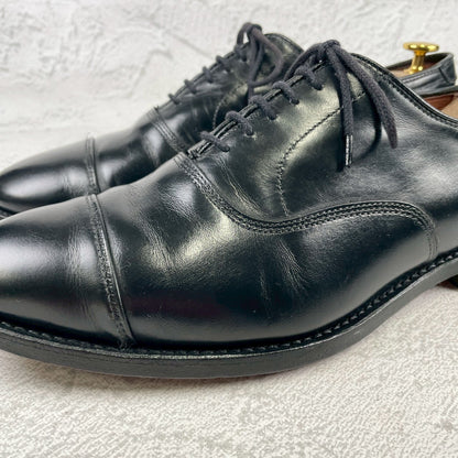 Allen Edmonds Park Avenue Straight Leg Boots, Black, Wingtip, Size US8.5 / 26.5cm, 3E [W3431]