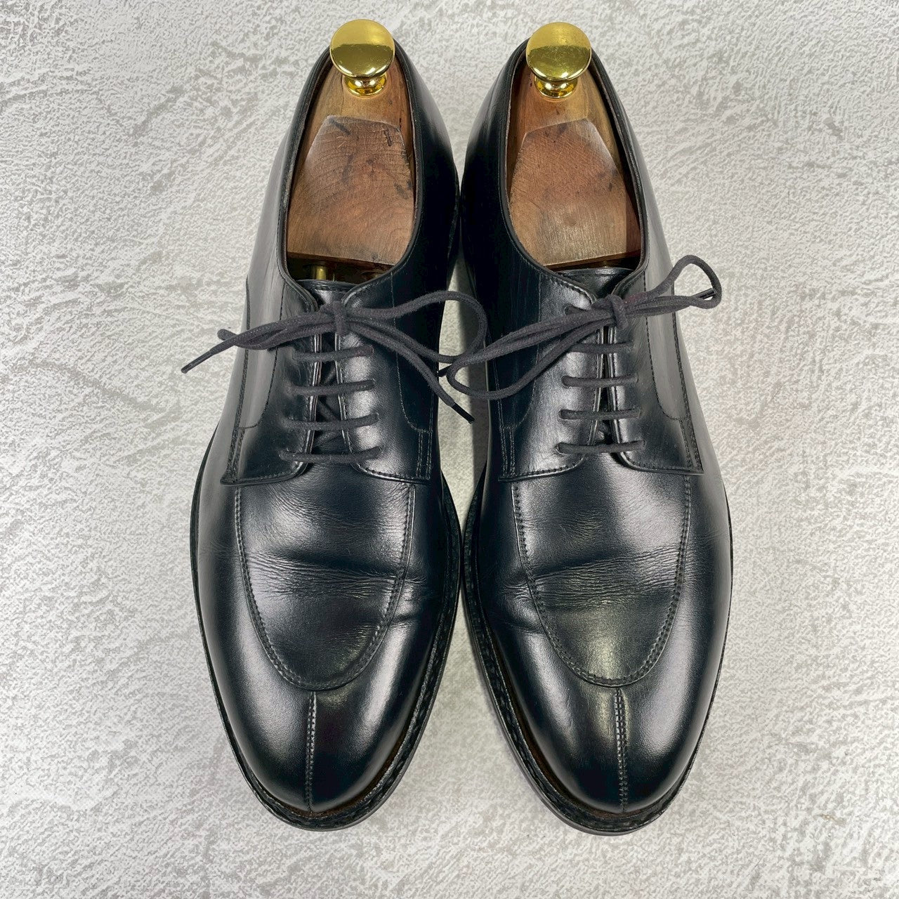 Jalan Sriwijaya Edward 98653 V-Tip Boots with Wingtip, Black, Size UK7.5 / 26cm (W3433) - Lift Replaced.