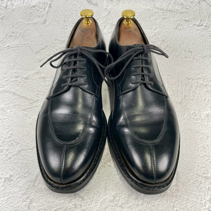 Jalan Sriwijaya Edward 98653 V-Tip Boots with Wingtip, Black, Size UK7.5 / 26cm (W3433) - Lift Replaced.