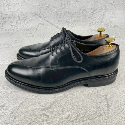 Jalan Sriwijaya Edward 98653 V-Tip Boots with Wingtip, Black, Size UK7.5 / 26cm (W3433) - Lift Replaced.