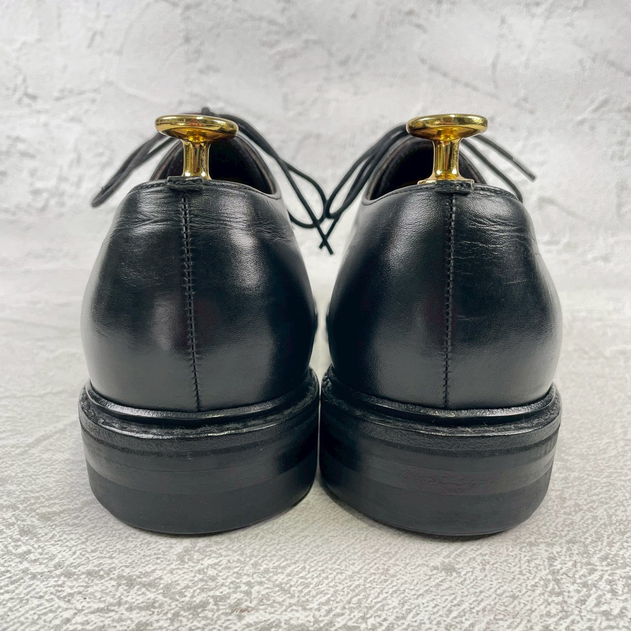 Jalan Sriwijaya Edward 98653 V-Tip Boots with Wingtip, Black, Size UK7.5 / 26cm (W3433) - Lift Replaced.