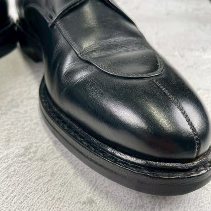 Jalan Sriwijaya Edward 98653 V-Tip Boots with Wingtip, Black, Size UK7.5 / 26cm (W3433) - Lift Replaced.