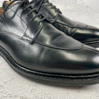 Jalan Sriwijaya Edward 98653 V-Tip Boots with Wingtip, Black, Size UK7.5 / 26cm (W3433) - Lift Replaced.