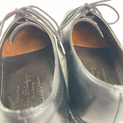 Jalan Sriwijaya Edward 98653 V-Tip Boots with Wingtip, Black, Size UK7.5 / 26cm (W3433) - Lift Replaced.