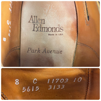 [Excellent Condition] Allen Edmonds Park Avenue Straight-leg Boots, Black, Size US8 C / 26cm [W3434]