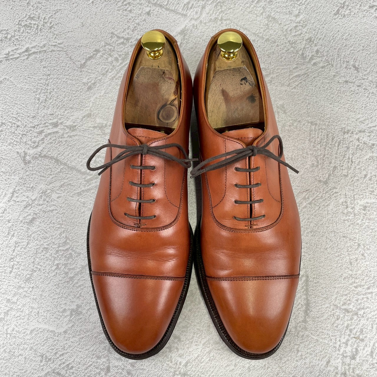 [Good Condition] Crockett &amp; Jones CONNAUGHT Straight-leg Boots, Brown, UK 8.5 / 27cm [W3435]