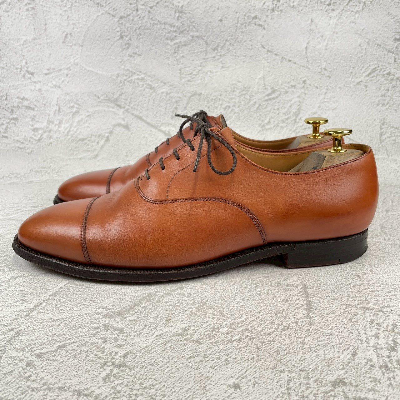 [Good Condition] Crockett &amp; Jones CONNAUGHT Straight-leg Boots, Brown, UK 8.5 / 27cm [W3435]