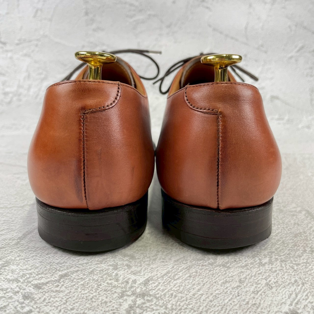 [Good Condition] Crockett &amp; Jones CONNAUGHT Straight-leg Boots, Brown, UK 8.5 / 27cm [W3435]