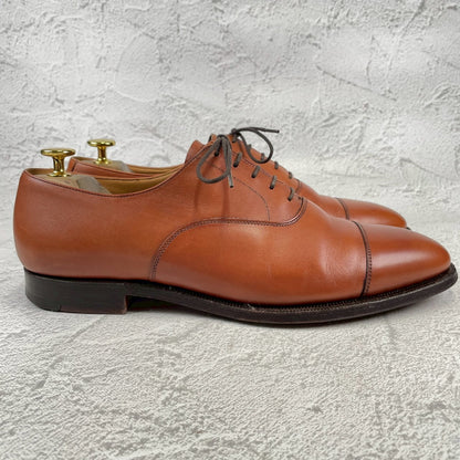 [Good Condition] Crockett &amp; Jones CONNAUGHT Straight-leg Boots, Brown, UK 8.5 / 27cm [W3435]