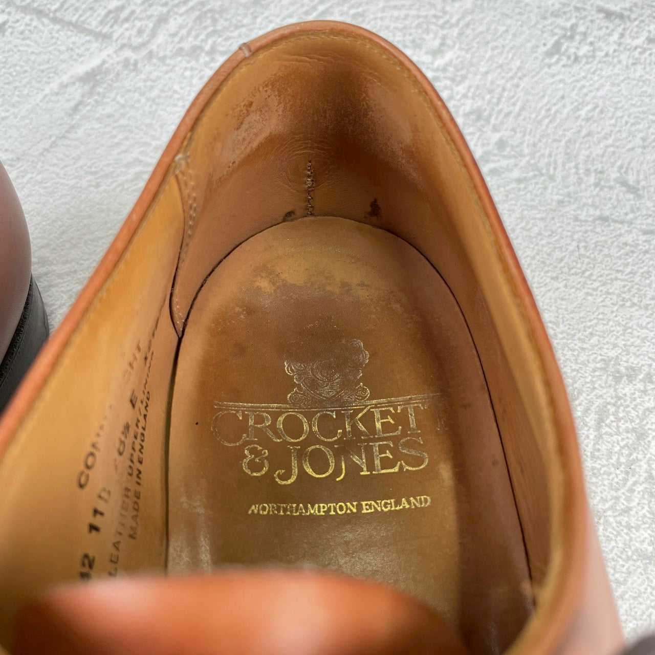 [Good Condition] Crockett &amp; Jones CONNAUGHT Straight-leg Boots, Brown, UK 8.5 / 27cm [W3435]