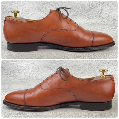 [Good Condition] Crockett &amp; Jones CONNAUGHT Straight-leg Boots, Brown, UK 8.5 / 27cm [W3435]