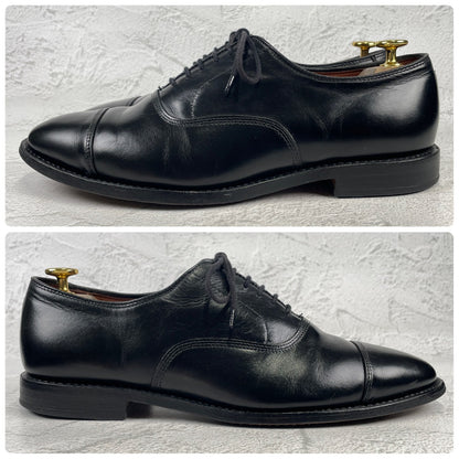 Allen Edmonds Park Avenue Straight Leg Boots, Black, Wingtip, Size US8.5 / 26.5cm, 3E [W3431]