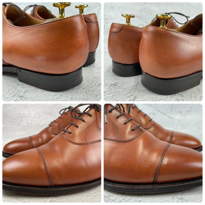 [Good Condition] Crockett &amp; Jones CONNAUGHT Straight-leg Boots, Brown, UK 8.5 / 27cm [W3435]