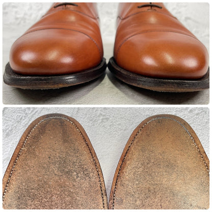 [Good Condition] Crockett &amp; Jones CONNAUGHT Straight-leg Boots, Brown, UK 8.5 / 27cm [W3435]