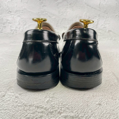 [Excellent Condition] GHBASS 11010H LARSON Penny Loafers, Beef Roll, Two-Tone, Black and White, UK8 / US9 / EU42, Size 27cm [W3436]