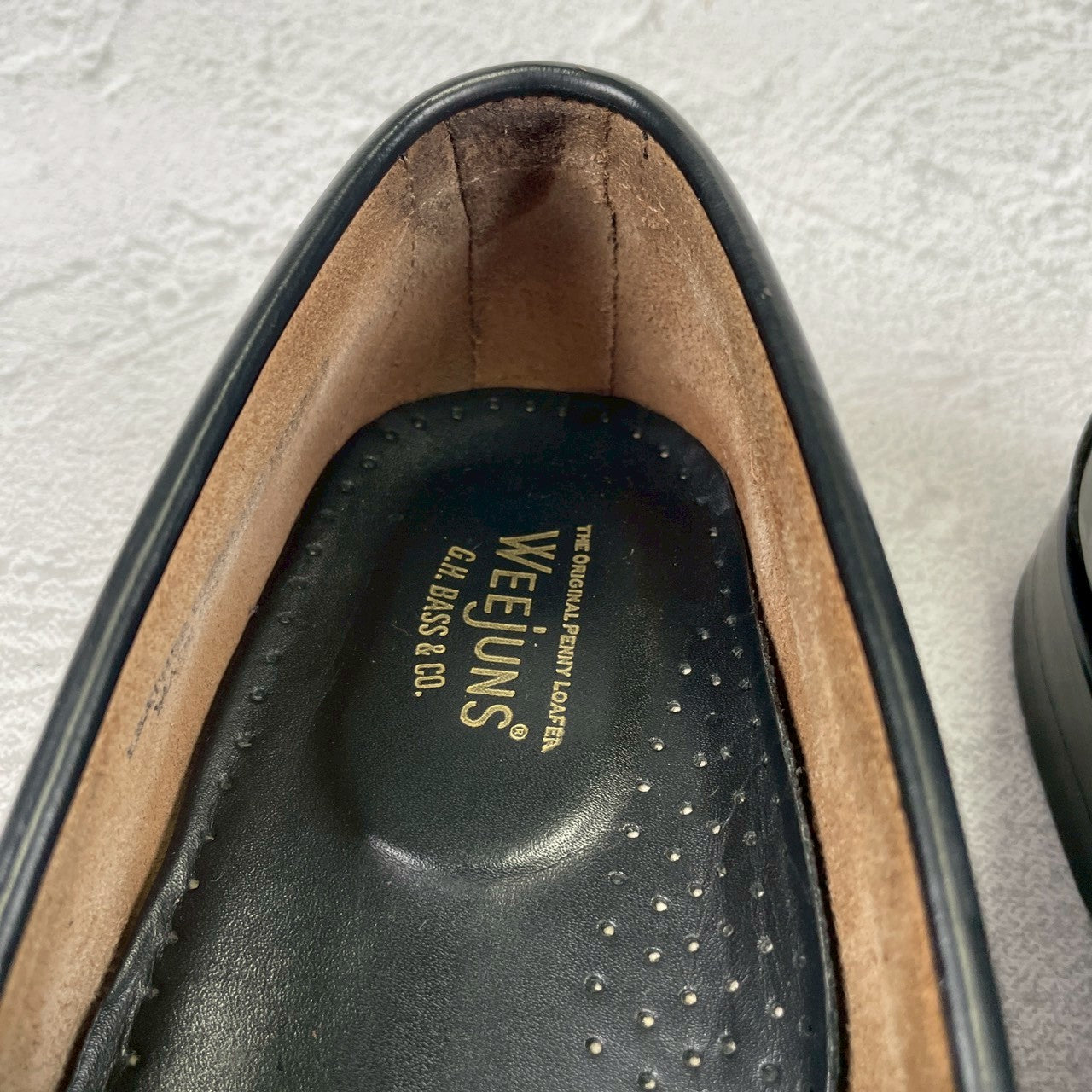 [Excellent Condition] GHBASS 11010H LARSON Penny Loafers, Beef Roll, Two-Tone, Black and White, UK8 / US9 / EU42, Size 27cm [W3436]