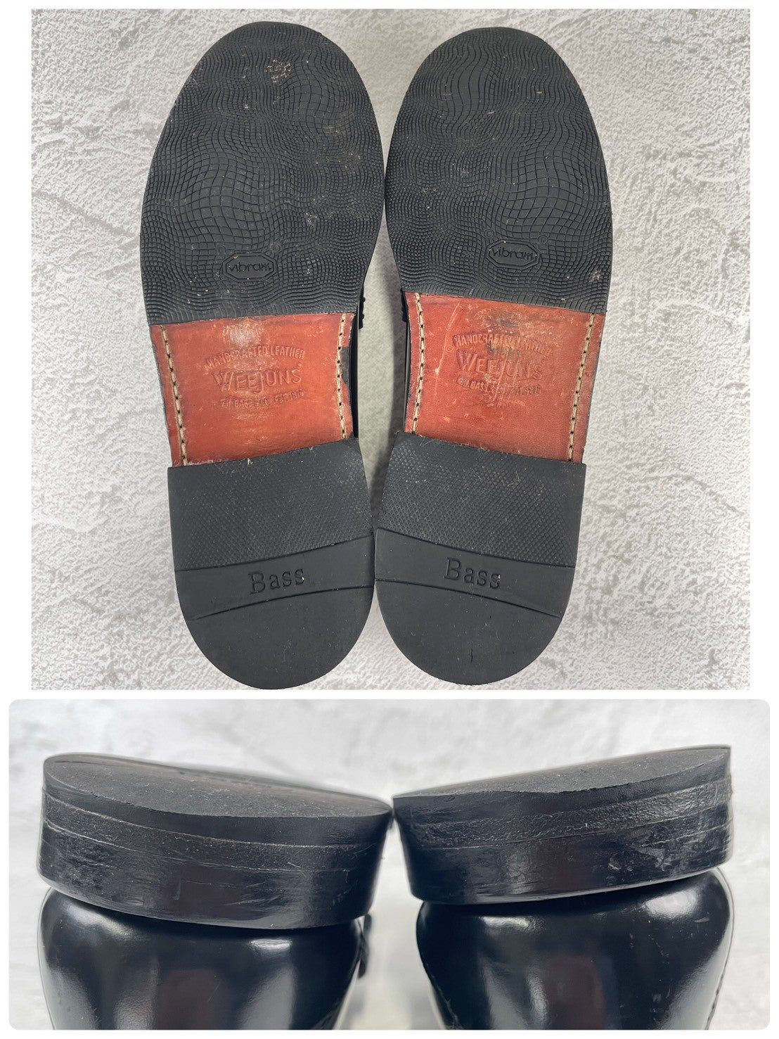 [Excellent Condition] GHBASS 11010H LARSON Penny Loafers, Beef Roll, Two-Tone, Black and White, UK8 / US9 / EU42, Size 27cm [W3436]