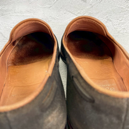 Good Condition Crockett &amp; Jones Cavendish 3 Tassel Loafers in Dark Brown Suede, Size UK6, E (Size 24.5cm) [W3437]