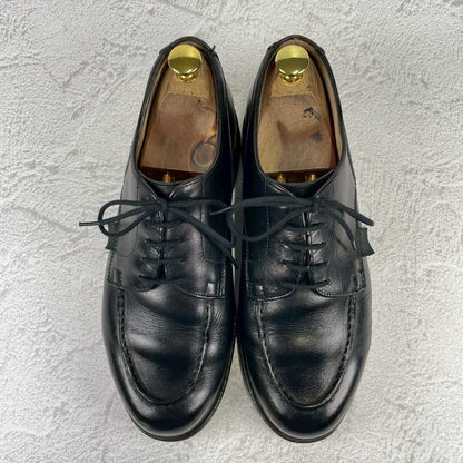 [Re-dyed] Paraboot CHAMBORD U-tip boots, black, UK7 / 25.5cm [W3441]