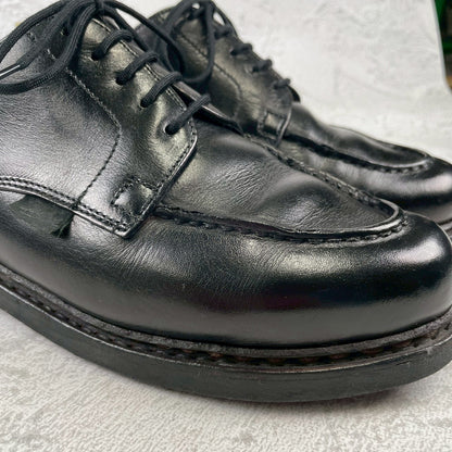 [Re-dyed] Paraboot CHAMBORD U-tip boots, black, UK7 / 25.5cm [W3441]