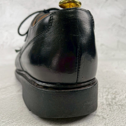 [Re-dyed] Paraboot CHAMBORD U-tip boots, black, UK7 / 25.5cm [W3441]