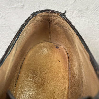 [Re-dyed] Paraboot CHAMBORD U-tip boots, black, UK7 / 25.5cm [W3441]