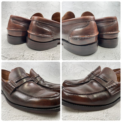 Church's TUNBRIDGE "4 Cities" penny loafers with beefroll and leather soles, brown, UK8, size 26.5m (W3444).