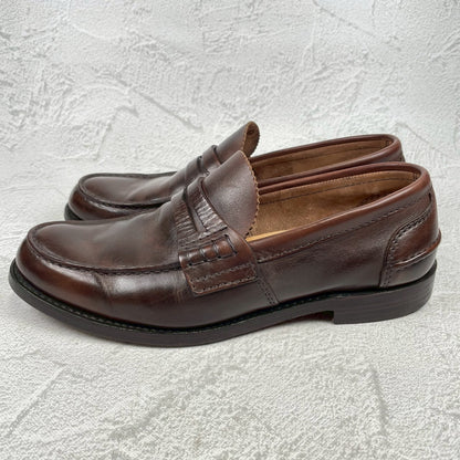Church's TUNBRIDGE "4 Cities" penny loafers with beefroll and leather soles, brown, UK8, size 26.5m (W3444).