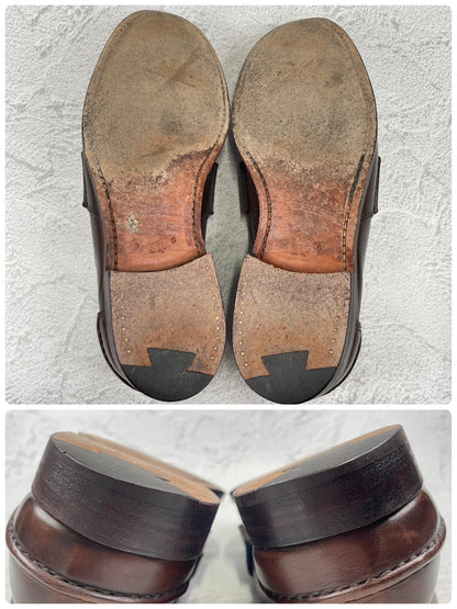 Church's TUNBRIDGE "4 Cities" penny loafers with beefroll and leather soles, brown, UK8, size 26.5m (W3444).