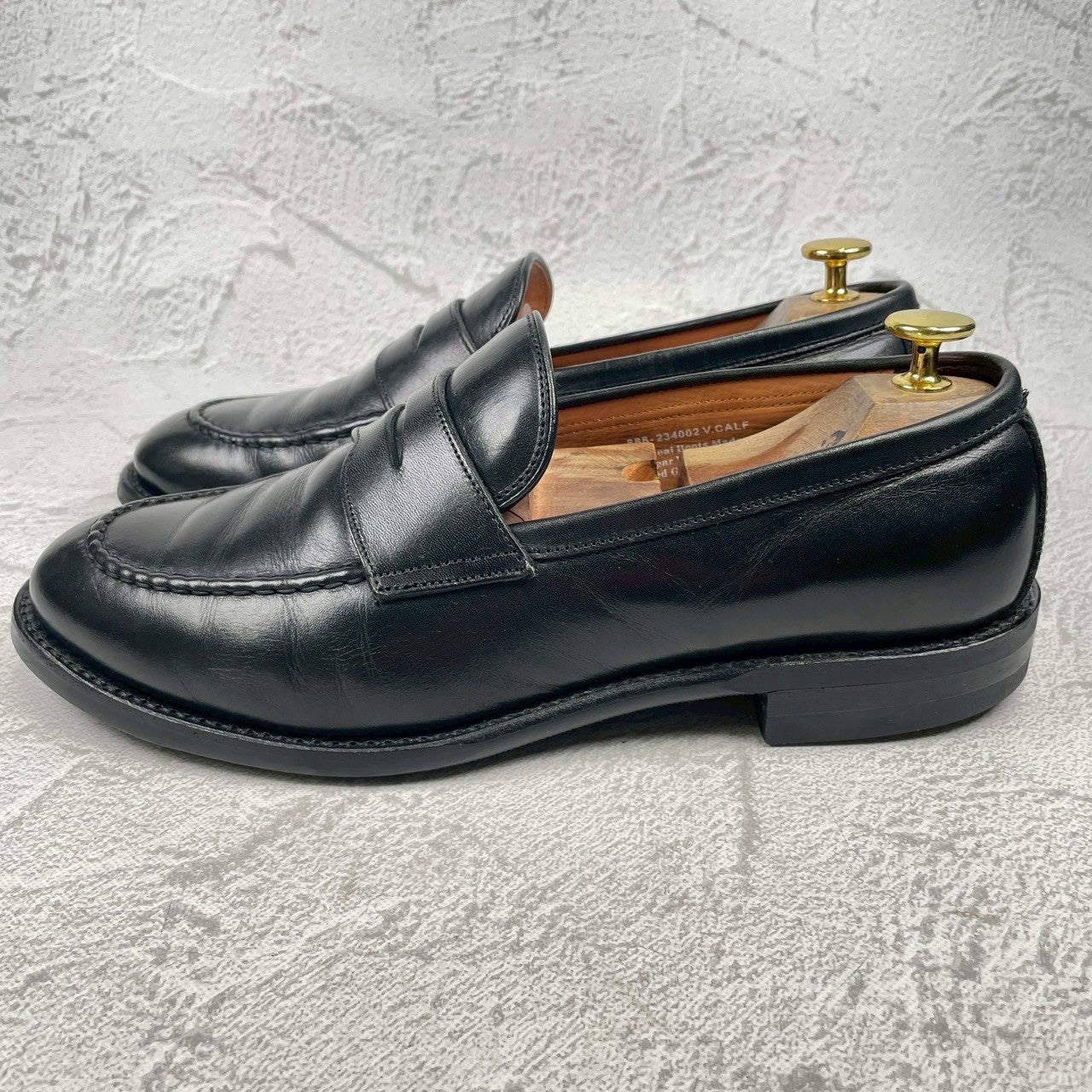 [Good Condition] BROTHER BRIDGE HARRY 234002 Penny Loafers, Doctor Sole, Black, US8.5 / 26.5cm [W3447]