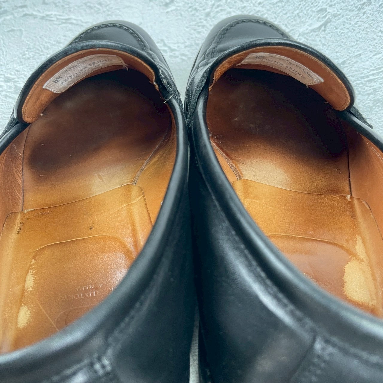 [Good Condition] BROTHER BRIDGE HARRY 234002 Penny Loafers, Doctor Sole, Black, US8.5 / 26.5cm [W3447]