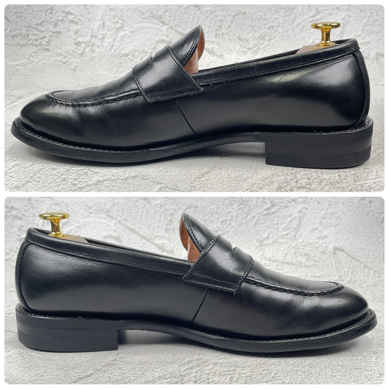 [Good Condition] BROTHER BRIDGE HARRY 234002 Penny Loafers, Doctor Sole, Black, US8.5 / 26.5cm [W3447]