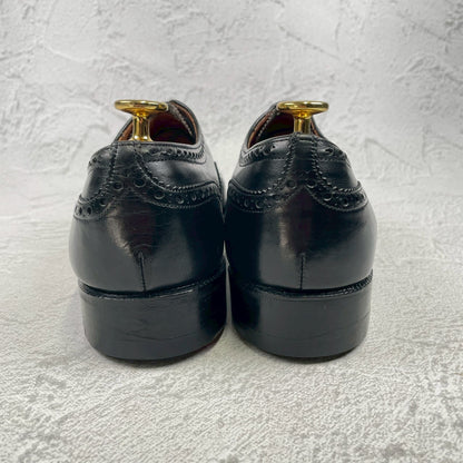 [Small Size] Church's Burwood Wing Full Brogue Boots with Inner Wings, Black, UK5 / 23.5-24cm [W3449]