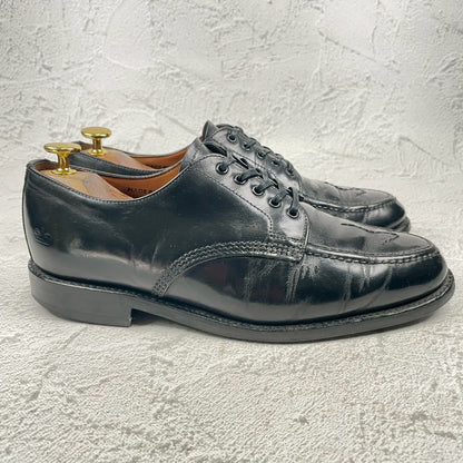 SANDERS 1137 Military Broad Arrow Apron Derby, Black, UK6, Size 25.0-25.5cm (W3450)