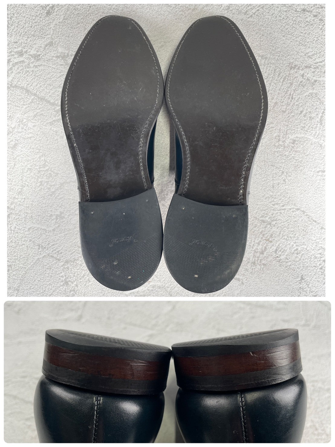 [Good Condition] Crockett &amp; Jones Connaught, a BEAUTY&amp;YOUTH exclusive, straight-leg navy boots with inner wing, UK7 / 25.5cm [W3452]