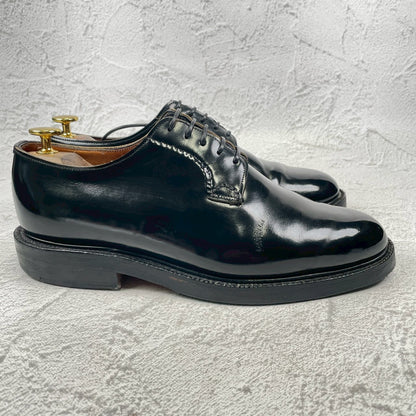 Church's Shannon Polished Binder Calfskin Boots, Plain with Wingtip, Black, UK 6.5 / 25cm [W3454]