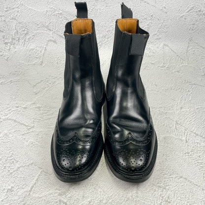 Tricker's HENRY M6026 Side Gore Chelsea Boots, Black, UK7 / Size 25.5cm (W3457)