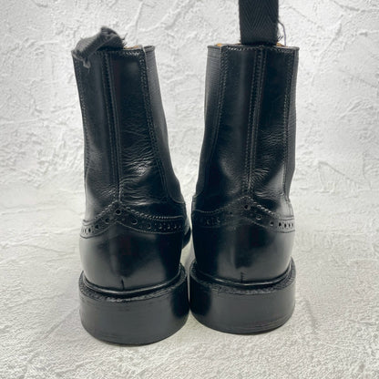 Tricker's HENRY M6026 Side Gore Chelsea Boots, Black, UK7 / Size 25.5cm (W3457)