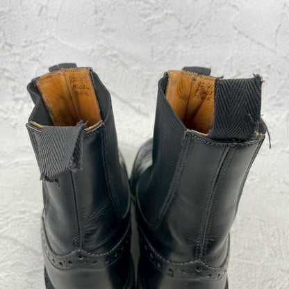 Tricker's HENRY M6026 Side Gore Chelsea Boots, Black, UK7 / Size 25.5cm (W3457)