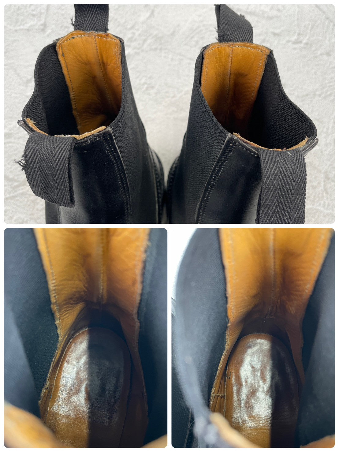 Tricker's HENRY M6026 Side Gore Chelsea Boots, Black, UK7 / Size 25.5cm (W3457)