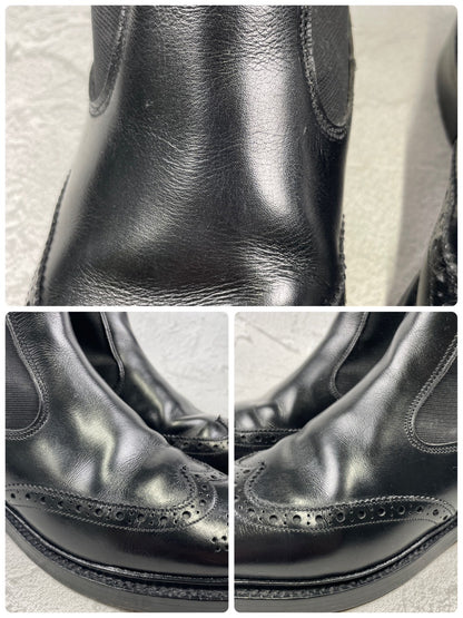Tricker's HENRY M6026 Side Gore Chelsea Boots, Black, UK7 / Size 25.5cm (W3457)