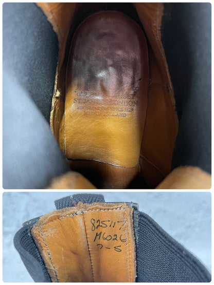 Tricker's HENRY M6026 Side Gore Chelsea Boots, Black, UK7 / Size 25.5cm (W3457)