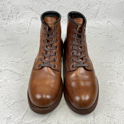[Good Condition] RED WING BLACKSMITH 9161 Plain Round Work Boots, Brown, US 7.5D / 25.5cm [W3458]