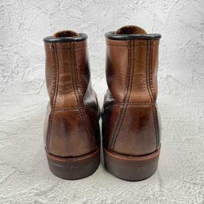 [Good Condition] RED WING BLACKSMITH 9161 Plain Round Work Boots, Brown, US 7.5D / 25.5cm [W3458]